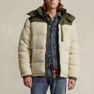 POLO RALPH LAUREN Men's Hooded Hybrid Down Jacket L NWT